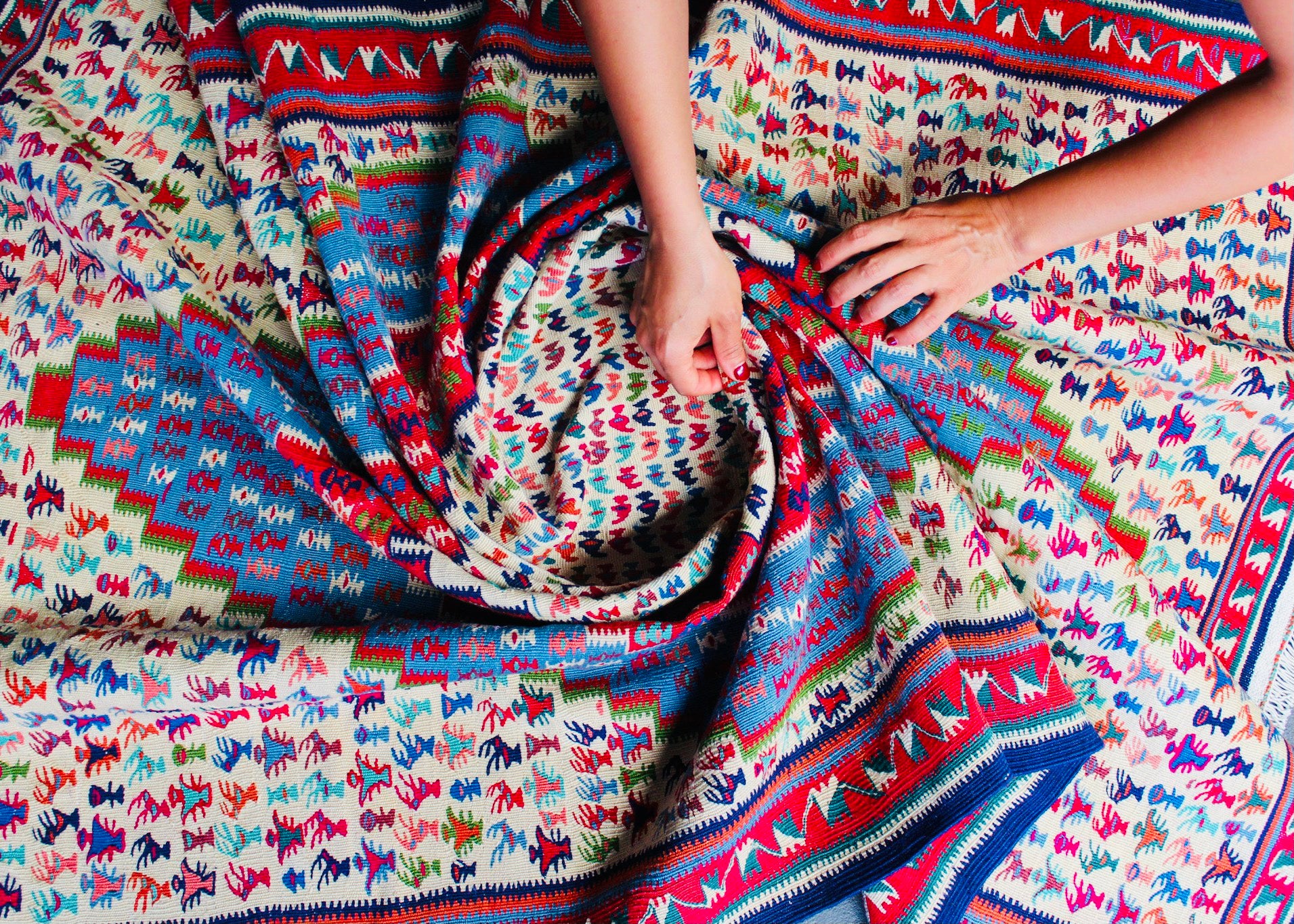 HANDAN/ 165x110 CM KURDISH SENEH KILIM – The Bo Fig: Boutique