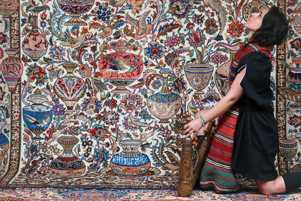 The Grounding Power of a Persian Rug: Anchoring Your Home Art Studio or Movement Space