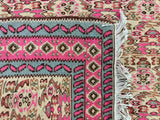 ZAYA/ 188X100 CM SENNEH PINK KILIM