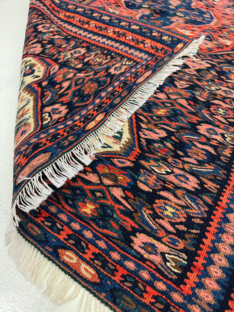 BILAL/ 146x101 CM SENEH NAVY KILIM