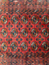 RUDABEH/ 236x132 CM TURKMEN VINTAGE RUG