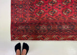 RUDABEH/ 236x132 CM TURKMEN VINTAGE RUG