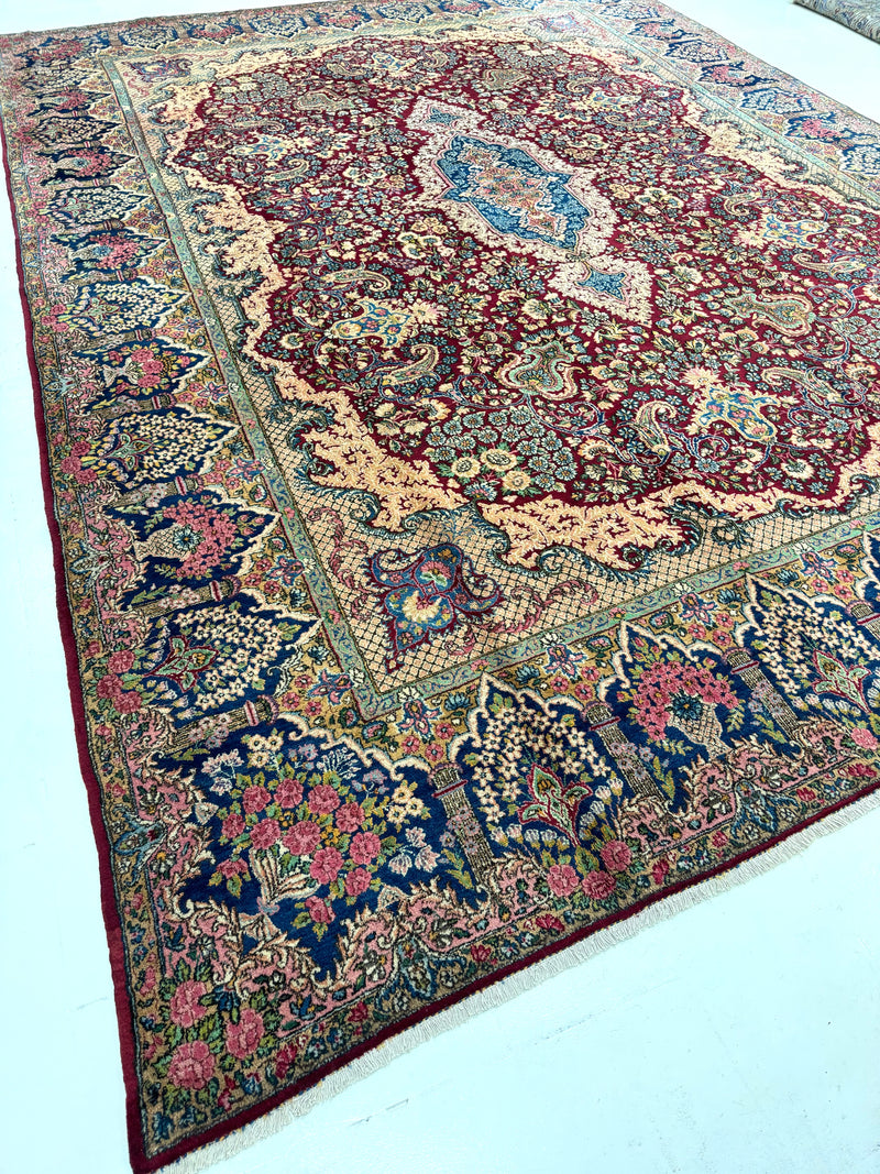 ARAMESH/ 410x295 FINE KERMAN RUG