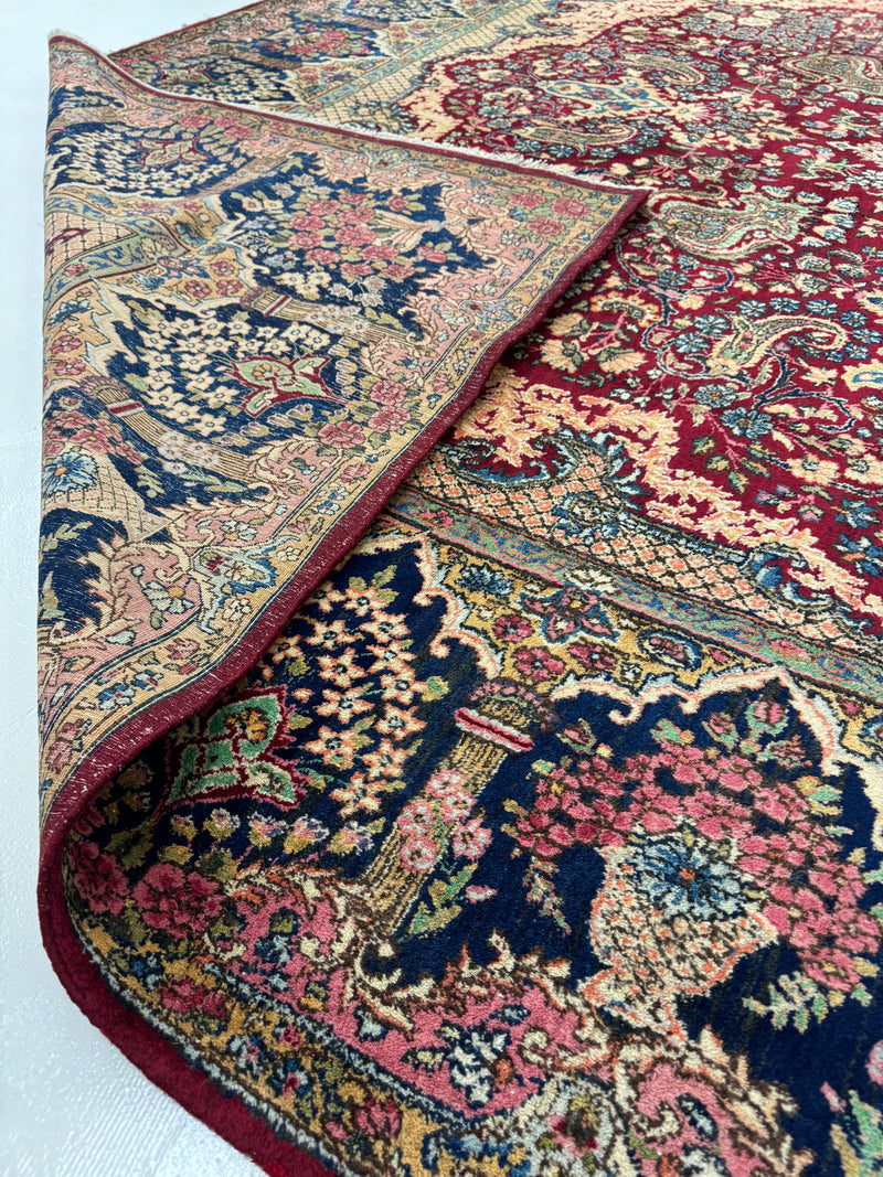 ARAMESH/ 410x295 FINE KERMAN RUG