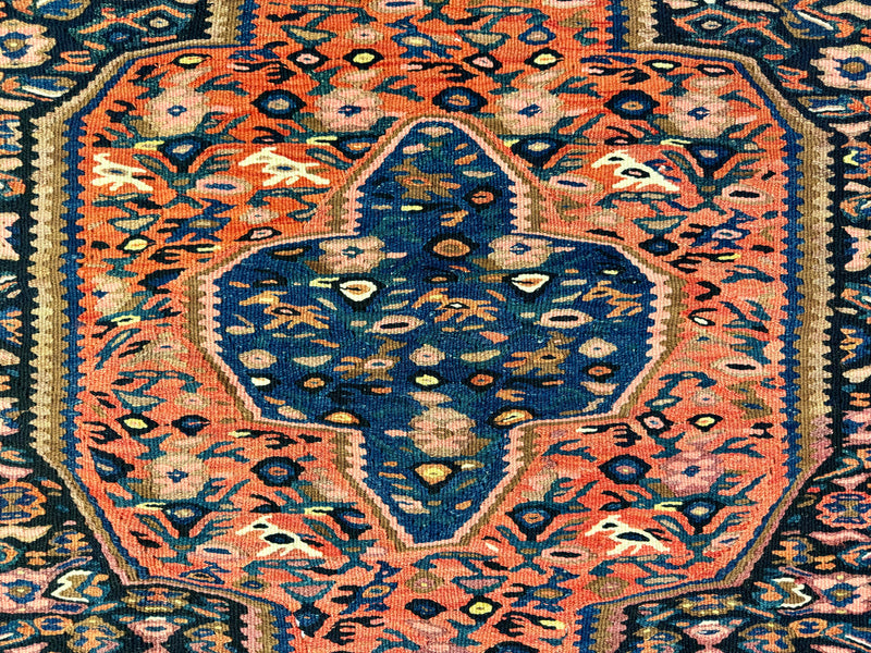 BILAL/ 146x101 CM SENEH NAVY KILIM