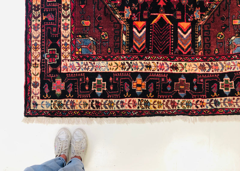 ABIGAIL/ 300x160 CM HAMEDAN BLACK RUG
