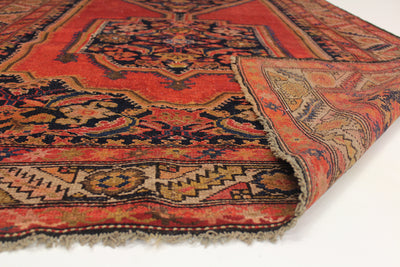 BOURZU / 380x147 CM ANTIQUE CAUCASIAN WIDE RUNNER