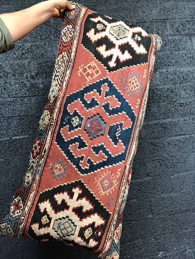 EMEL/ 90 x 45 CM CAUCASIAN KILIM CUSHION