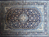VAJID/ 396x290 CM GREEN BLUE KASHAN RUG