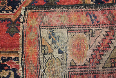 BOURZU / 380x147 CM ANTIQUE CAUCASIAN WIDE RUNNER