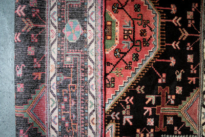 SADEN/ 236 x 131 CM  MAHOGANY TRIBAL CARPET