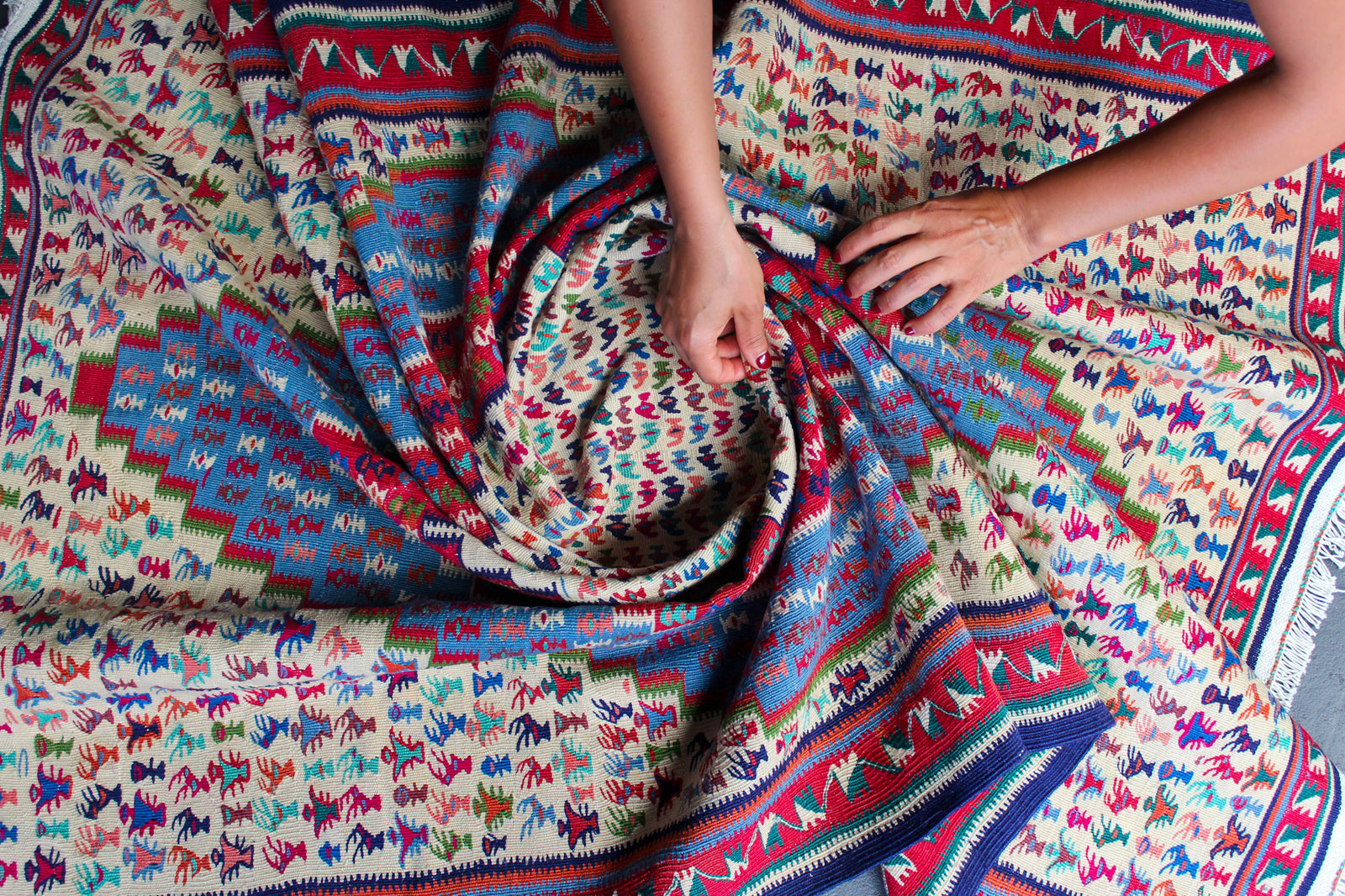 HANDAN/ 165x110 CM KURDISH SENEH KILIM – The Bo Fig: Boutique