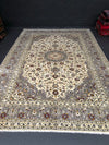 AREZOO/ 307 x  205 cm KASHAN HANDKNOTTED WOOL PERSIAN RUG