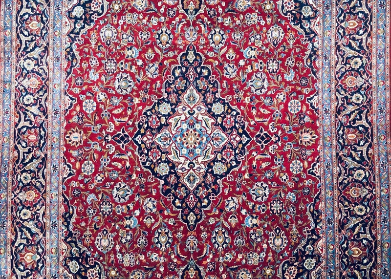 GAFOUR/ 368 x 275 CM KESHAN HANDWOVEN WOOL RUG