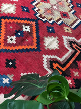 DEFNE/ 285x146 CM SHIRAZ RED KILIM