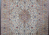 MELAHAT/ 400x275 CM LIGHT PISTACHIO KASHAN CARPET
