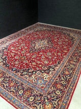 GAFOUR/ 368 x 275 CM KESHAN HANDWOVEN WOOL RUG