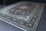 VAJID/ 396x290 CM GREEN BLUE KASHAN RUG